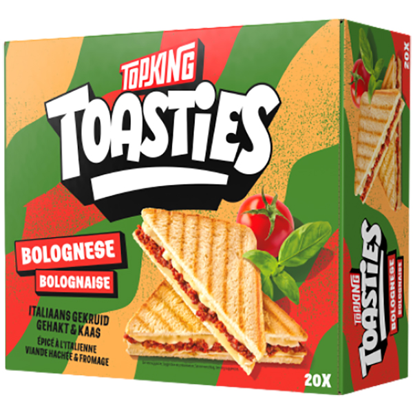1040090  Topking Toasties Bolognese  20x120 gr