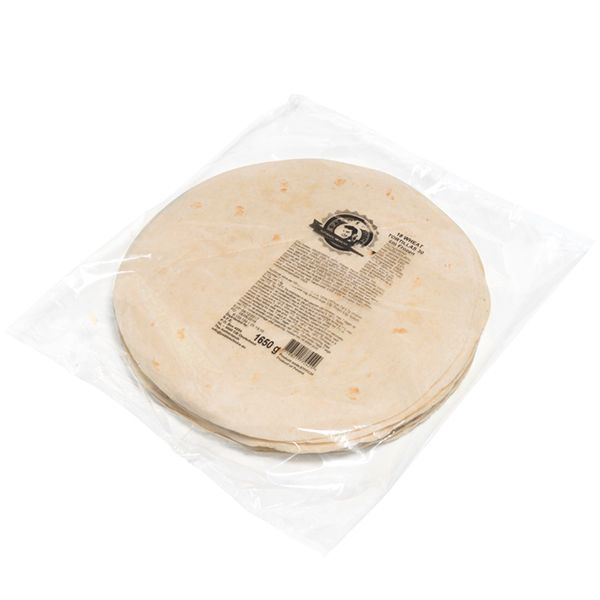 1099591 " L.A. Streetfood  Pablo's Choice  Flour Tortilla ø25 cm  18 st "