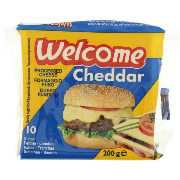 1299025  Hochland Cheddar Cheeseplakken  10x20 gr