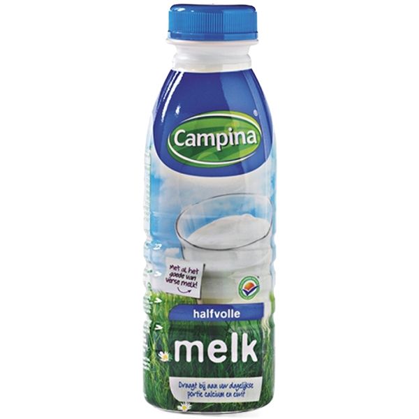 2035017  Campina Halfvolle Melk Lang Houdbaar PET  6x500 ml