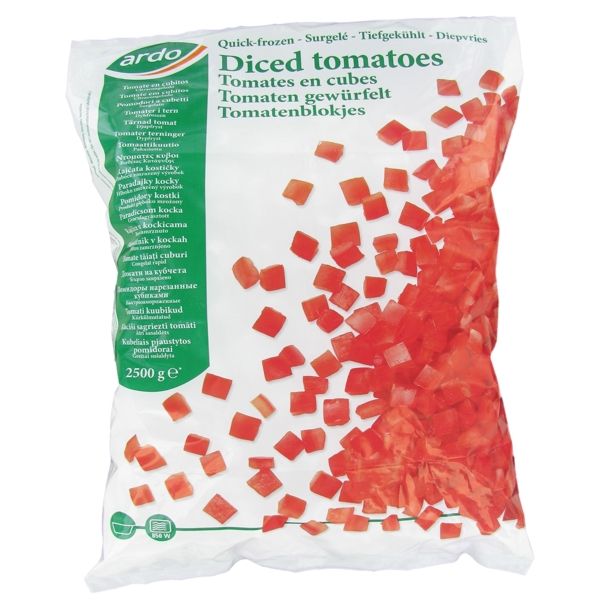 2410368  Ardo Tomatenblokjes Gepeld  2,5 kg
