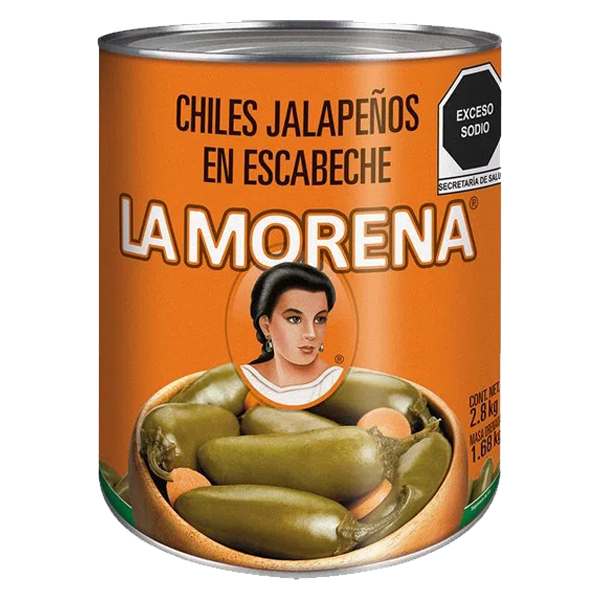 2412360  La Morena Jalapeño Pepers  2,89 kg