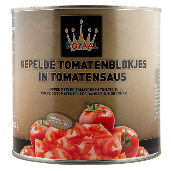 2412976  Royaal Tomatenblokjes  3 lt