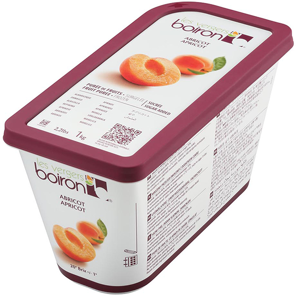 2418021  Boiron Fruitpuree 99,95% Abrikoos  1 kg