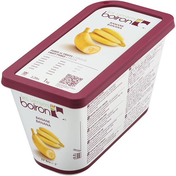 2418042  Boiron Fruitpuree 99.95% Banaan  1 kg