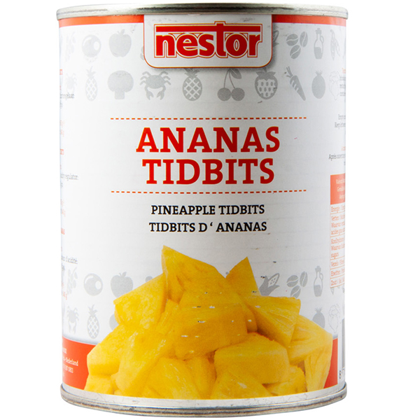 2420955  Nestor Ananas Tidbits  6x750 ml