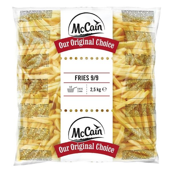 2814077  McCain Frites Original 3/8 (9/9)  5x2,5 kg
