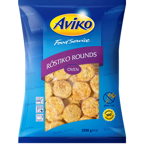 2816009  Aviko Rostiko Rounds  4x2,5 kg