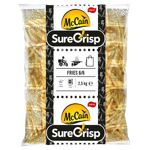 2816177  McCain  SureCrisp  Frites 6/6  5x2,5 kg