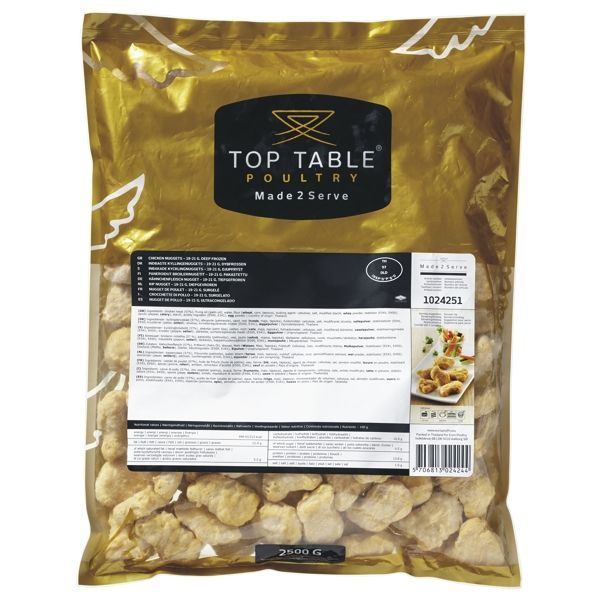 3216564  Top Table Luxe Kipnuggets (Filet) 20 g  2x2,5 kg