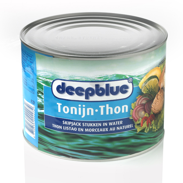 3630042  Deep Blue Tonijn Chunks in Water  12x185 gr