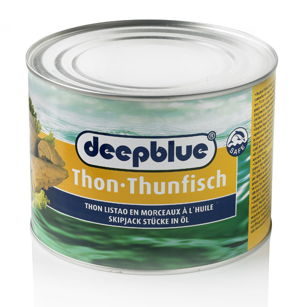 3630043  Deep Blue Tonijn Chunks in Olie  12x185 gr
