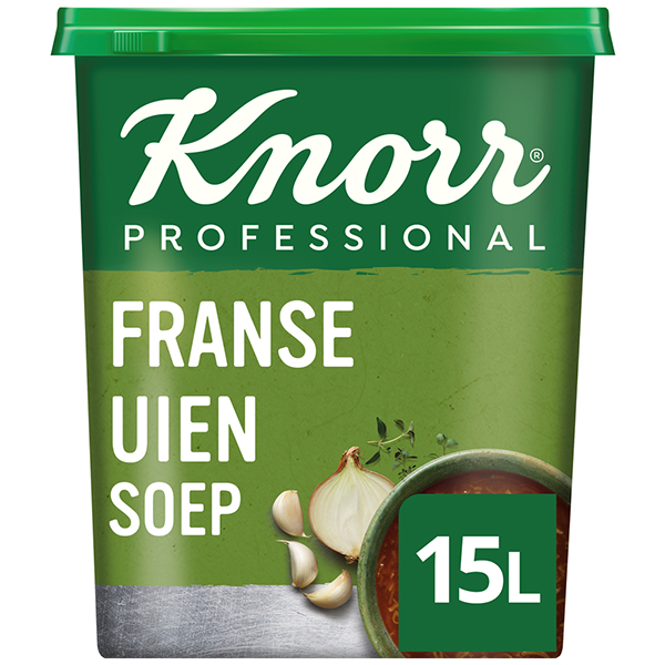 4012529  Knorr  Professional  Franse Uiensoep Poeder voor 15 lt  1,2 kg