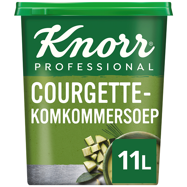 4012531  Knorr  Professional  Courgette Komkommersoep Poeder voor 11 lt  1,045 kg