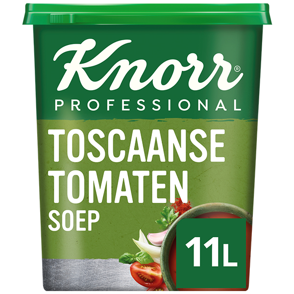 4012537  Knorr  Professional  Toscaanse Tomatensoep Poeder voor 11 lt  1,1 kg