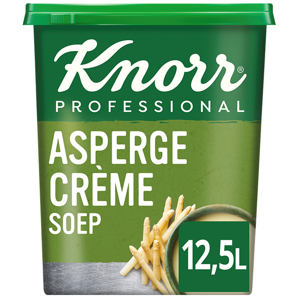 4012538  Knorr  Professional  Asperge Crèmesoep Poeder voor 12,5 lt  1,125 kg