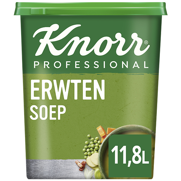 4012544  Knorr  Professional  Erwtensoep Poeder voor 11,8 lt  1,38 kg
