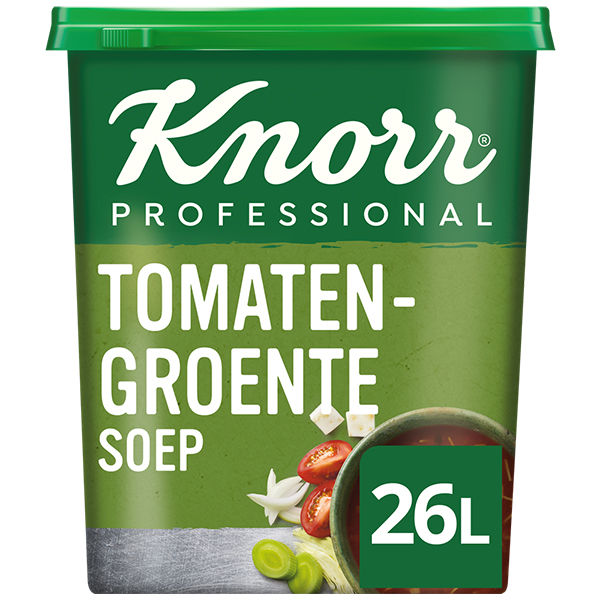 4012547  Knorr  Professional  Tomaten Groentesoep Poeder voor 26 lt  1,43 kg