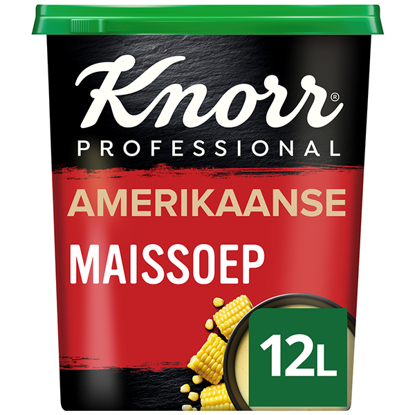 4012570  Knorr  Professional  Amerikaanse Maïssoep Poeder voor 12 lt  1,08 kg