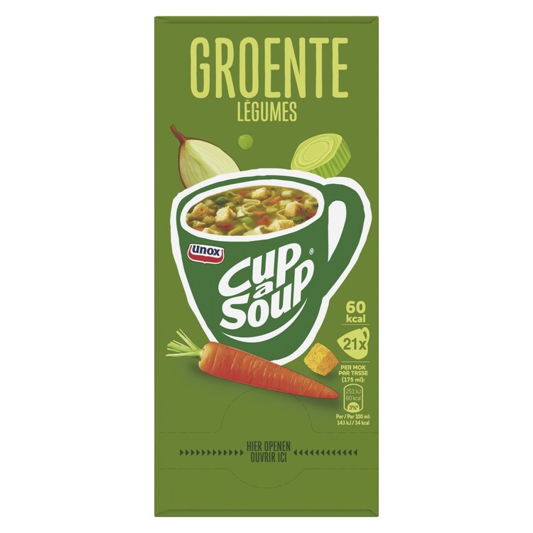 4035157  Cup-a-Soup Groentesoep  21x175 ml