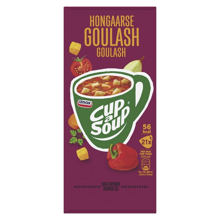 4035158  Cup-a-Soup Hongaarse Goulash  21x175 ml