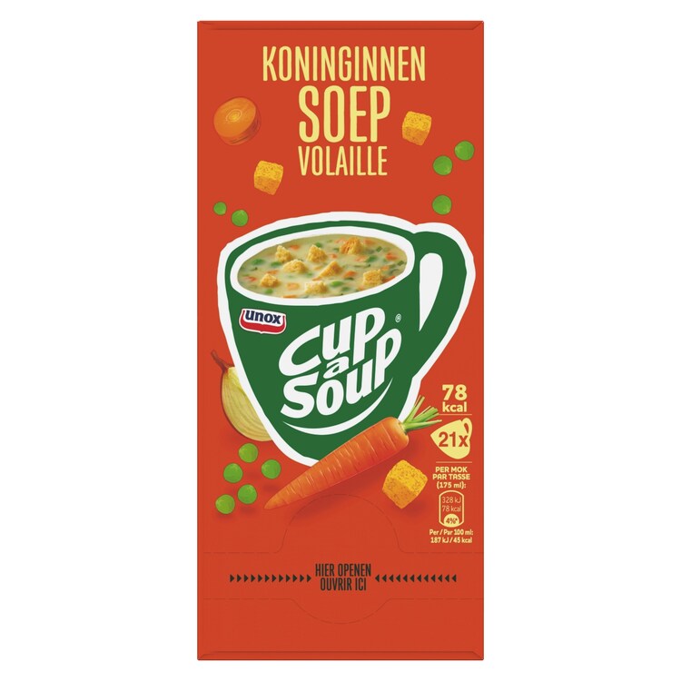 4035161  Cup-a-Soup Koninginnensoep  21x175 ml