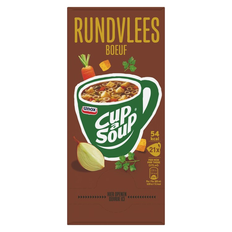 4035164  Cup-a-Soup Rundvlees  21x175 ml