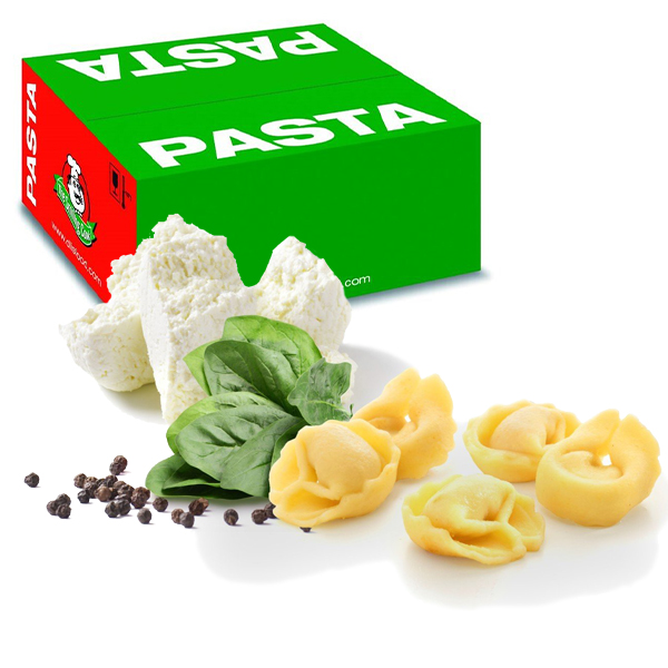 4212456  The Smiling Cook Tortelloni Ricotta e Spinaci +-11 gr  5x1 kg