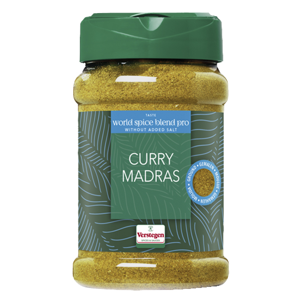 4616254  Verstegen  World Spice Blends  Curry Madras Kruiden  165 gr