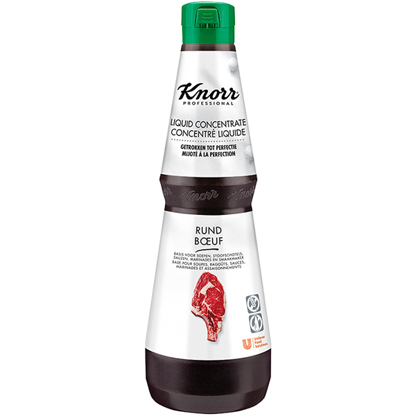 4628018  Knorr  Professional  Liquid Concentrate Rund Allergeenvrij  1 lt