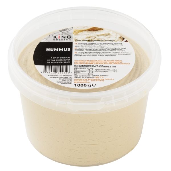 4637121  King Cuisine Hummus  1 kg