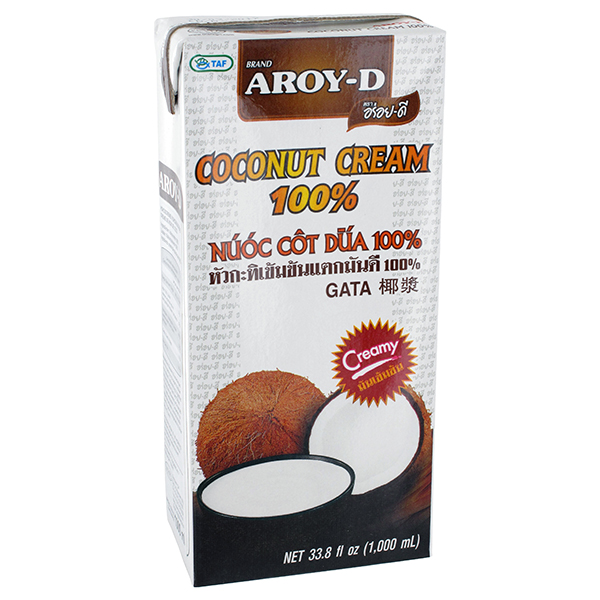 4699226  Aroy-D Kokosroom Creme 21 % Vet  1 lt