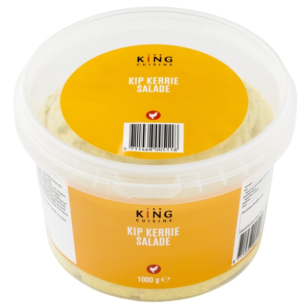 4816061  King Cuisine Kip-Kerrie Salade  1 kg