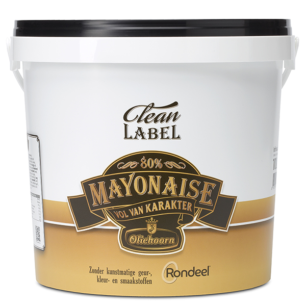 5010004  Oliehoorn  Clean Label  Mayonaise 80%  10 lt