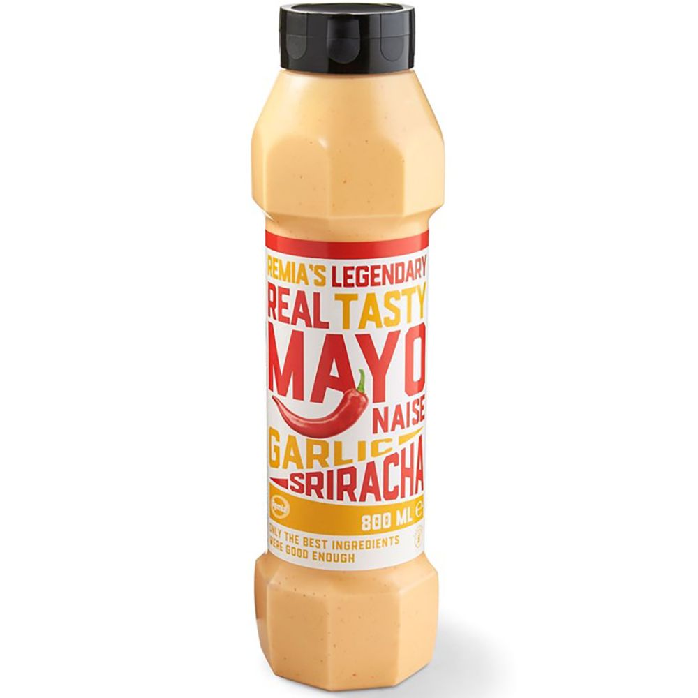 5010034  Remia  Legendary Real Taste  Mayonaise Garlic Sriracha  800 ml