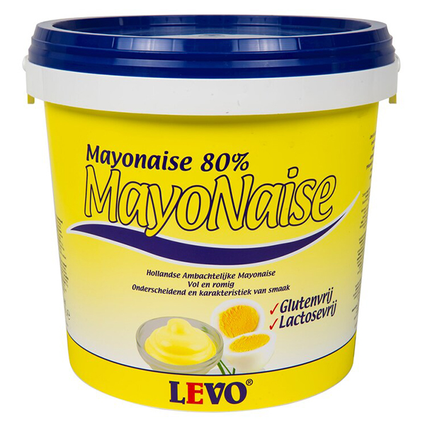 5010145  Levo Mayonaise 80% Gluten- & Lactosevrij  10 lt