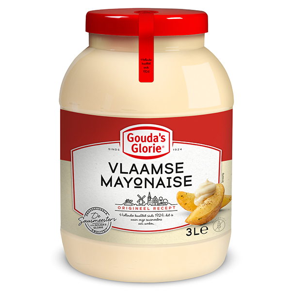 5010155 " Gouda's Glorie Vlaamse Mayonaise 80%  3 lt "