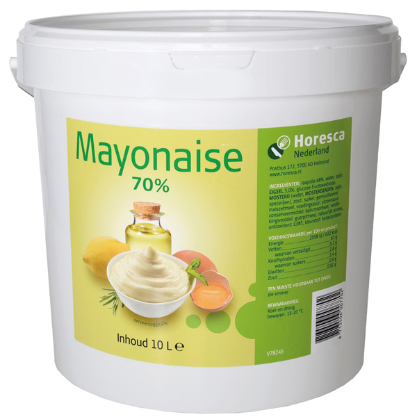 5010201  Horesca Mayonaise 70%  10 lt