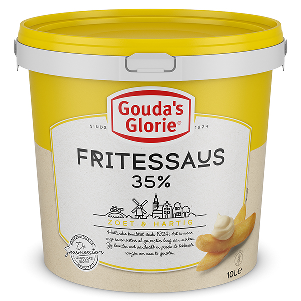 5012020 " Gouda's Glorie Fritessaus 35%  10 lt "