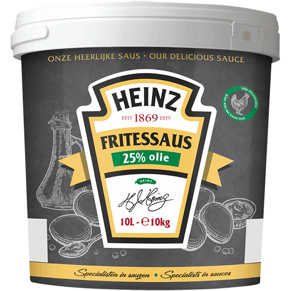 5012065  Heinz Fritessaus 25%  10 lt