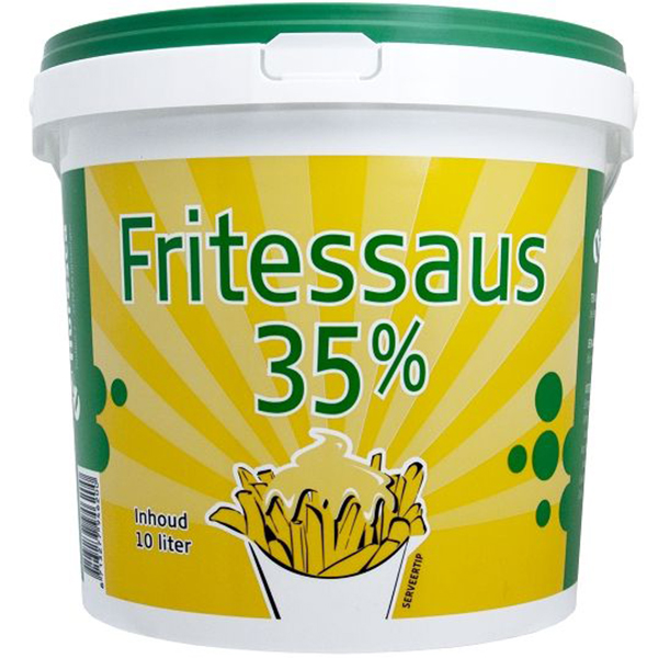 5012071  Horesca Fritessaus 35%  10 lt  De smaak van Oliehoorn