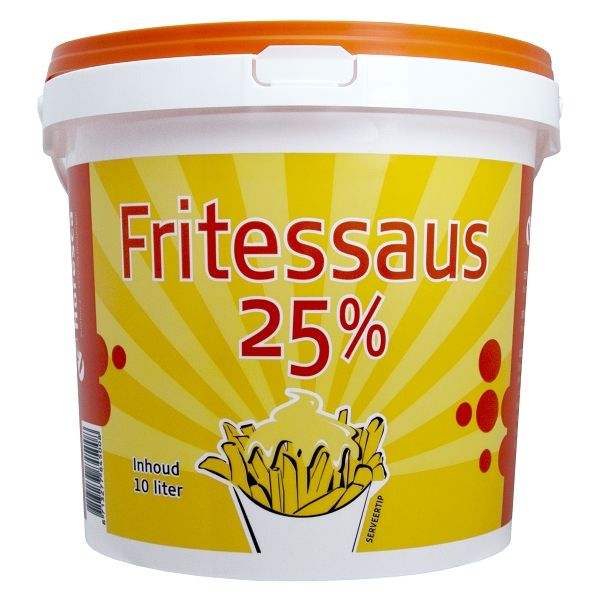 5012072  Horesca Fritessaus 25%  10 lt  De smaak van Oliehoorn