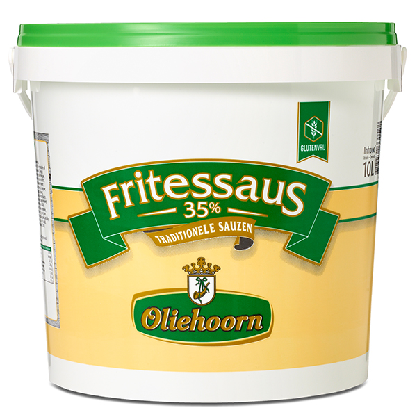 5012110  Oliehoorn Fritessaus 35% Glutenvrij  10 lt