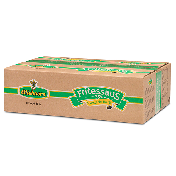 5012114  Oliehoorn Fritessaus 35% Bag-in-Box  8 lt