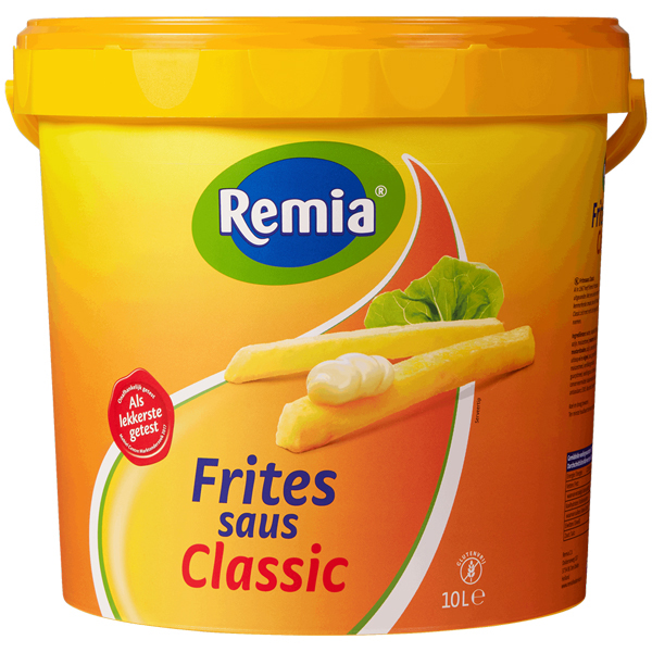 5012134  Remia Fritessaus Classic 25%  10 lt