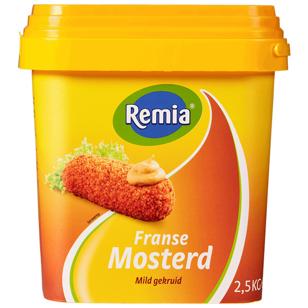 5018107  Remia Franse Mosterd  2,5 kg