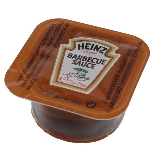5035070  Heinz Barbecue Sauce Cups  100x21 ml