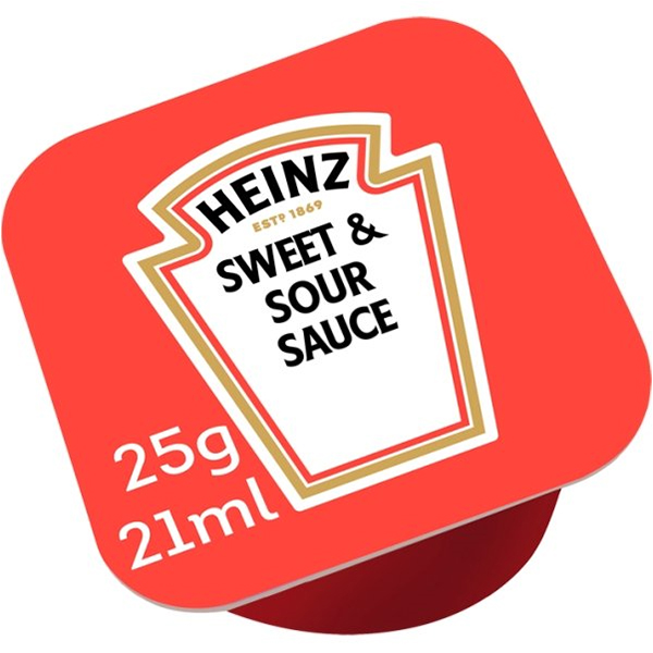 5035131  Heinz Sweet & Sour Sauce Cups  100x21 ml
