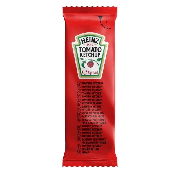 5035239  Heinz Tomato Ketchup Sachets  100x17 ml