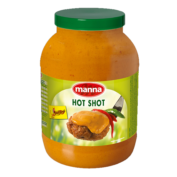 5050252  Manna Hot Shot Saus Pet  2,97 kg
